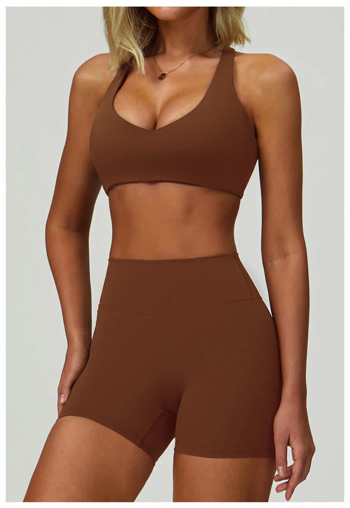 2/3-Piece Activewear Set – Sports Bra & High Waist Leggings