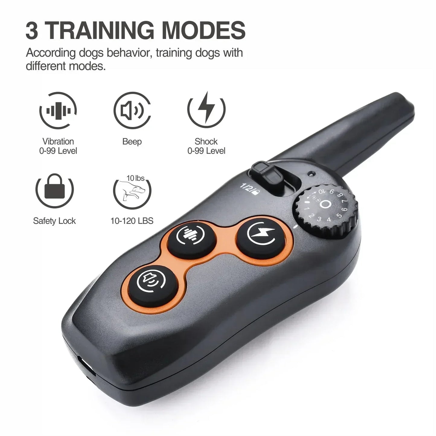 Remote Control Electric Dog Training Device New Automatic Bark Stopper Collar Pet Training Waterproof Pet Dog Collar for All Dog