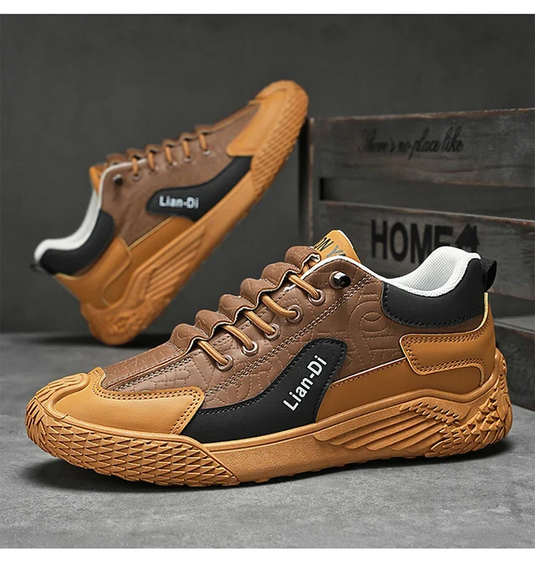 Spring and Autumn Fashion Elastic Band Sneakers for Men, Versatile Trendy Casual Shoes, Student Running Shoes, Soft-Soled Lightweight Men's Shoes