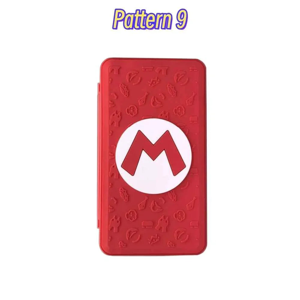 Multiple Patterns Game Card Case For Switch 2 Game Cartridge Box For Switch OLED Lite 24 Slots Hard Shell Gaming Accessories