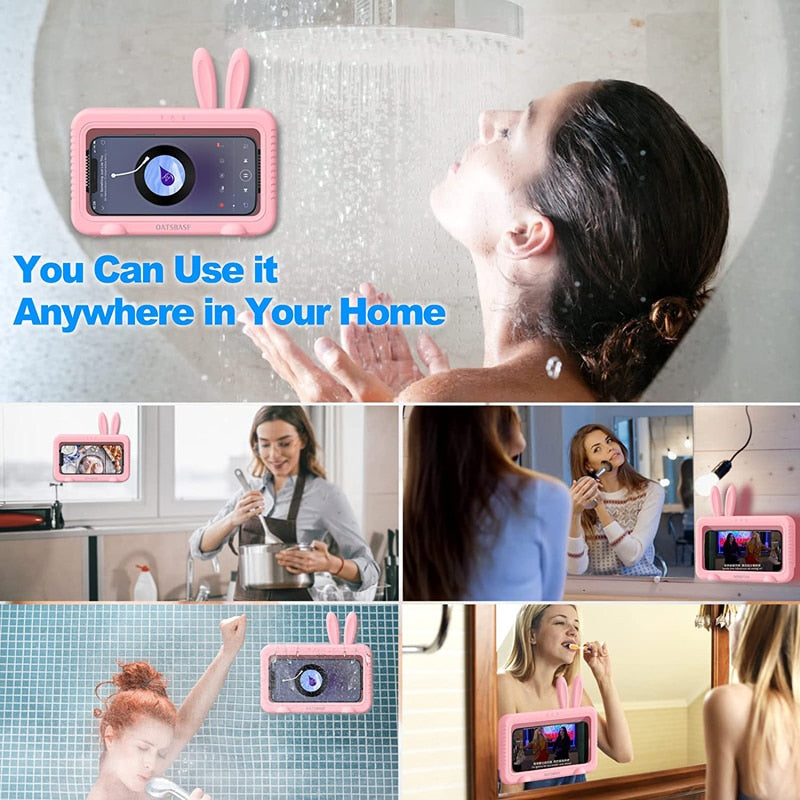 Funda impermeable para teléfono para baño