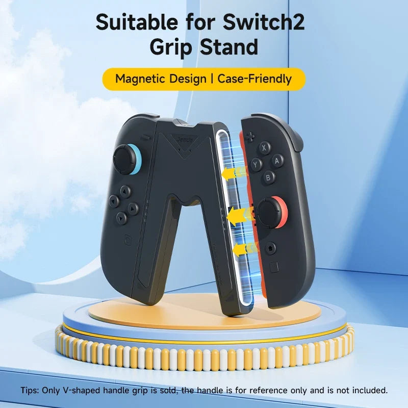 Suitable for Switch2 handle grip, Joy-con2 charging station, game console connection accessories, to enhance the grip experience
