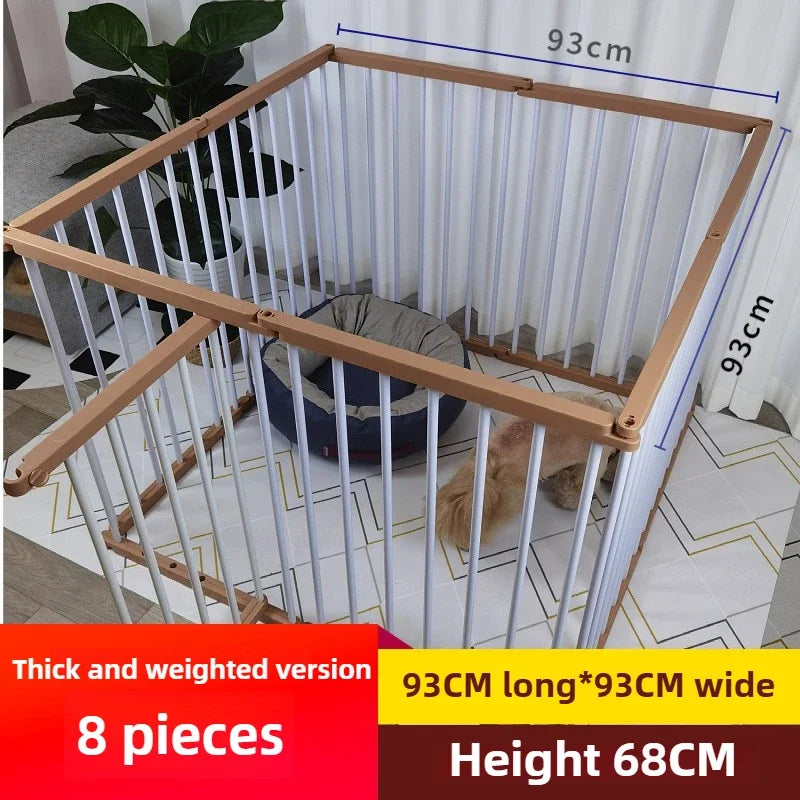 68CM in High Dog Fence Barrier Indoor DIY Poodle Teddy Fences Freely Combined Thickened Rabbit Cage Spliced Pet Guardrails