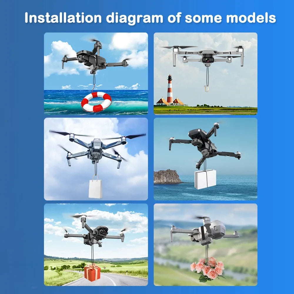 2.4 Remote Control General Payload Delivery Thrower Air Dropper Device