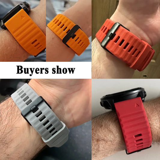 Garmin QuickFit 20/22/26mm Silicone Sport Band