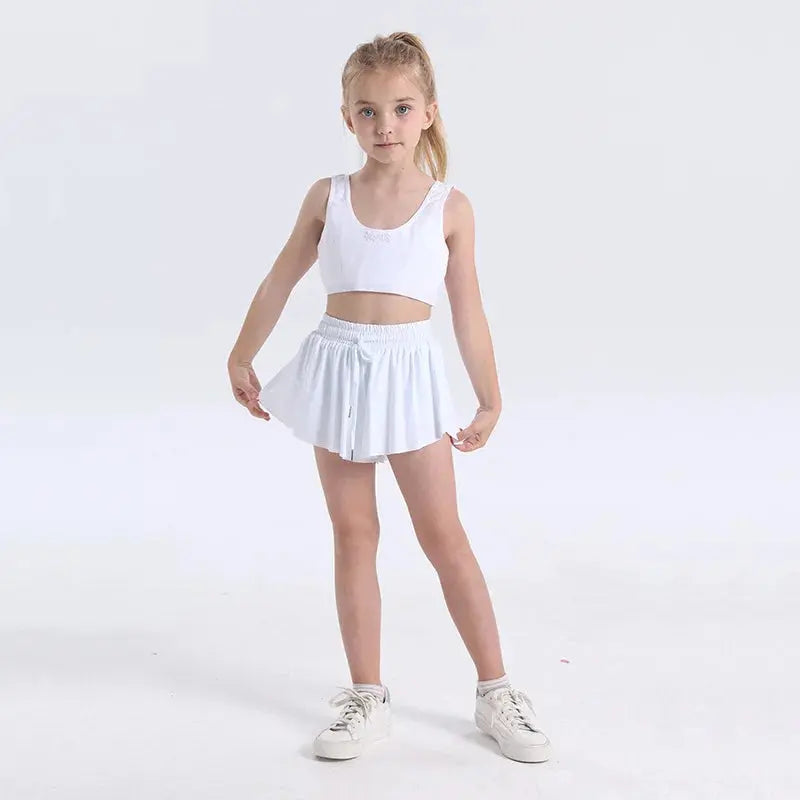 Cute & Comfortable Girls' Athletic Shorts with Skirt