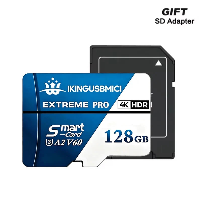 Memory Card TF Cards SD Cards Micro TF SD 32GB 512GB 64GB Card A1 V30 UHS-I Class 10 for Smartphone PC Surveillance Gaming