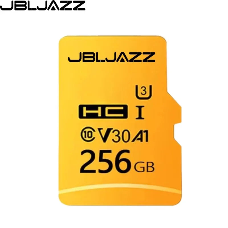 High Speed Micro TF SD Card 128GB 256GB Class 10 U3 V30 Up to 100MB/s for Camera Drone Driving Recorder Waterproof Memory Card