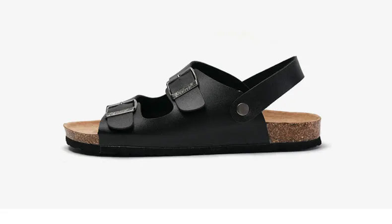 Zapatos Unisex Mujer y Hombre Sandalias de Corcho con Tira Trasera Zuecos Gladiador