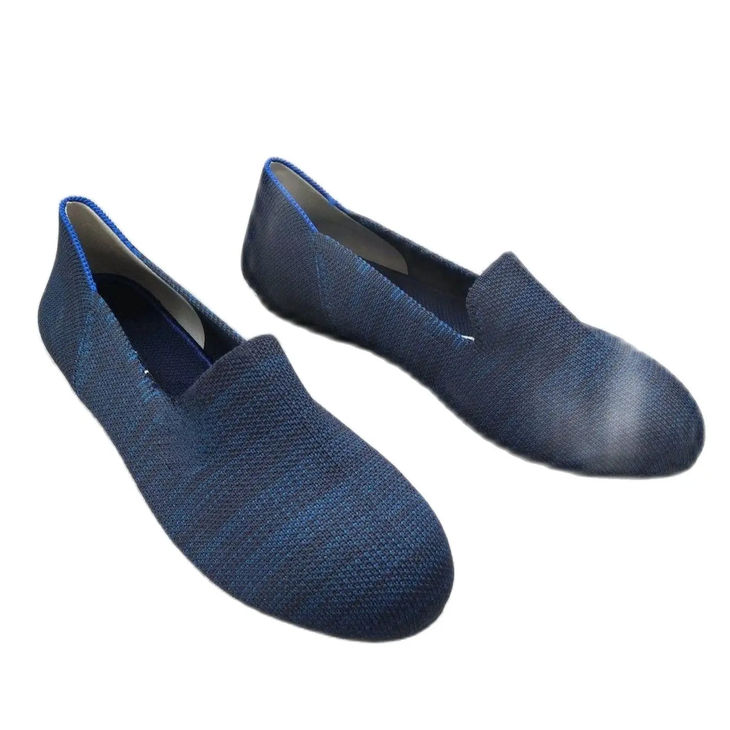 Maggie's Walker Women's Stretchable Soft Bottom Knitted Flats Spring Shallow-mouth Washable Casual Loafers Size 35~40