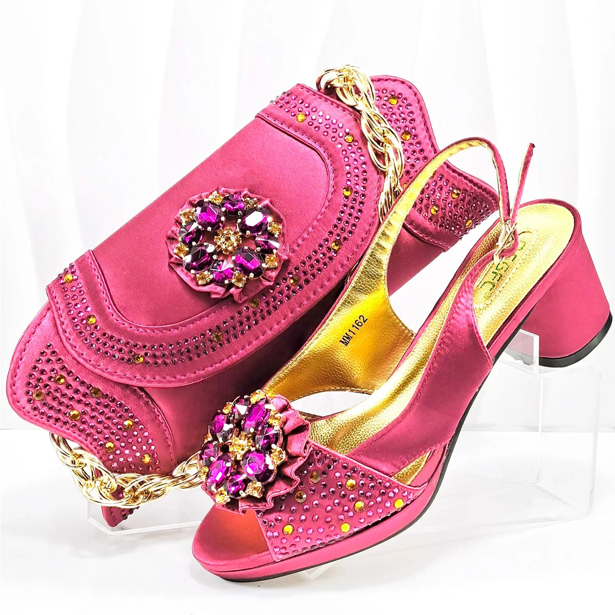 doershow  Italian Shoe and Bag Set New 2024 Women Shoes and Bag Set In Italy olive Italian Shoes with Matching Bag HMP1-16