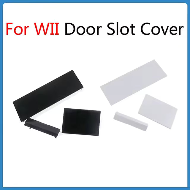 Tapas Antipolvo de 3 Piezas para Puertos, Compatible con Nintendo Wii (Negro y Blanco)