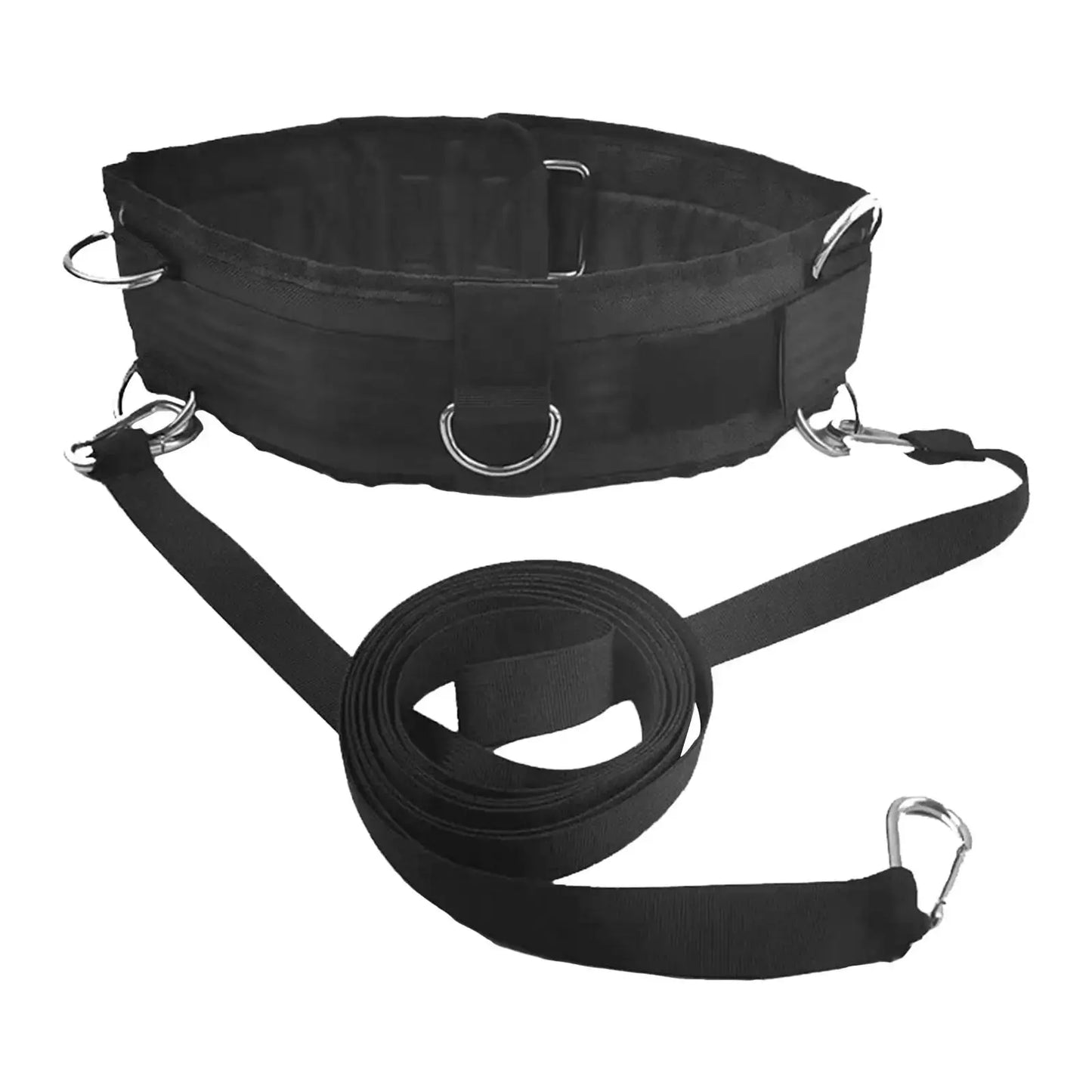 Power Sled Drag Rope with Resistance Bands