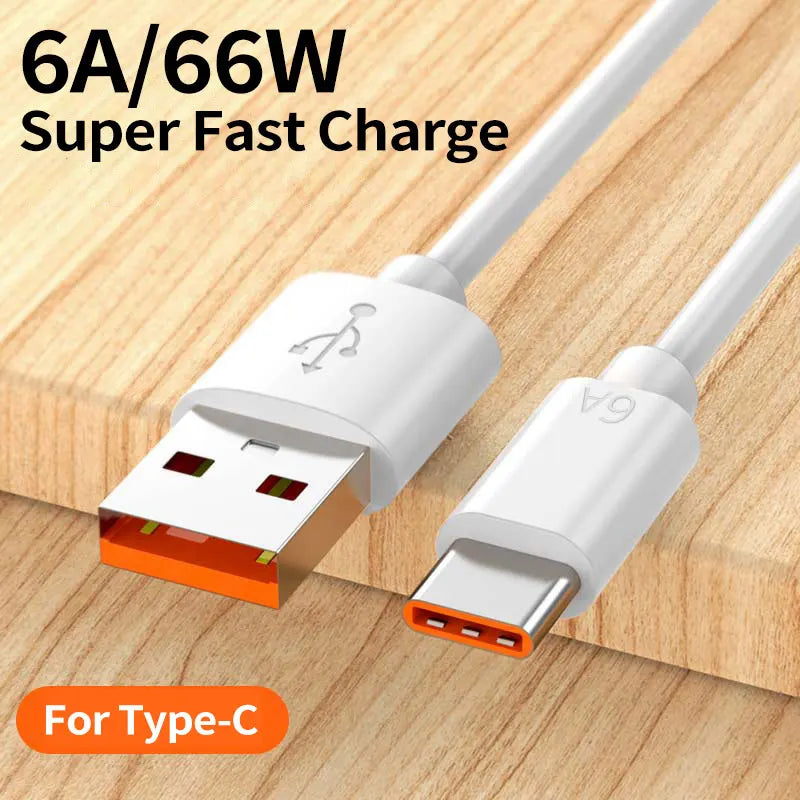 6A USB C Charging Cable with 67W Charger Wall Adapter for iPhone 15 Xiaomi Huawei Android Phones and All Type-C Charging Charger