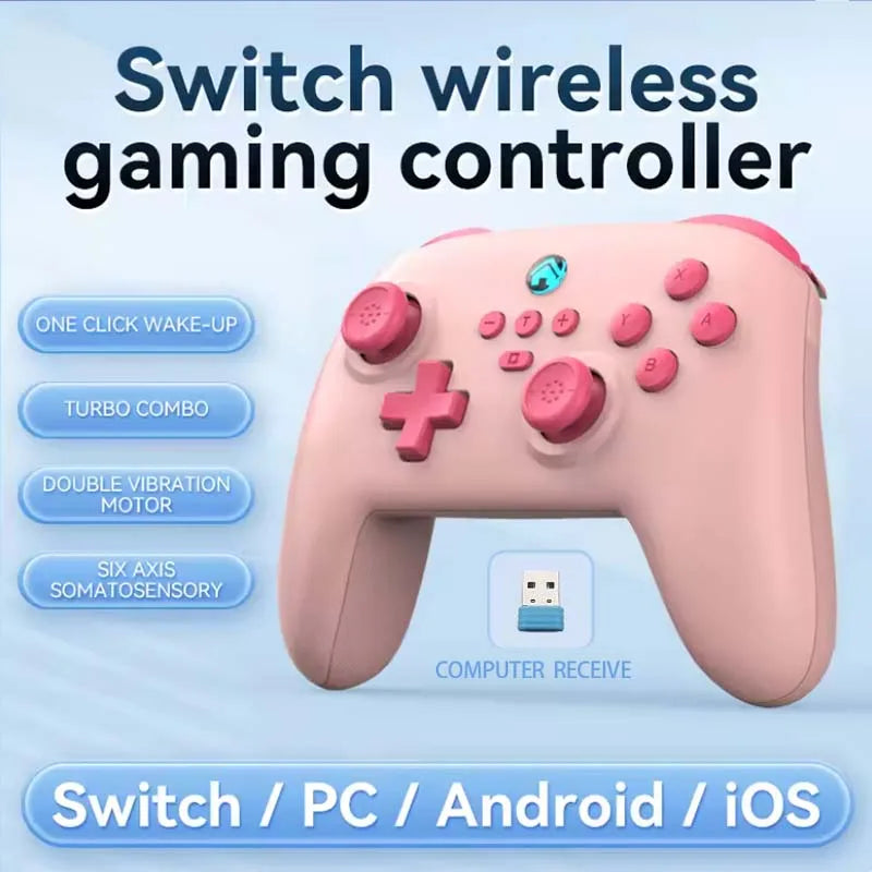 S11 Wireless Bluetooth-compatible Game Controller Suitable For Switch PC Mobile Phone With Wake-up Vibration Somatosensory Game