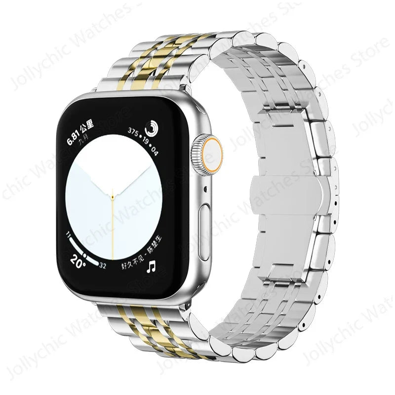 Apple Watch Stainless Steel Band - Elegant, Durable Design