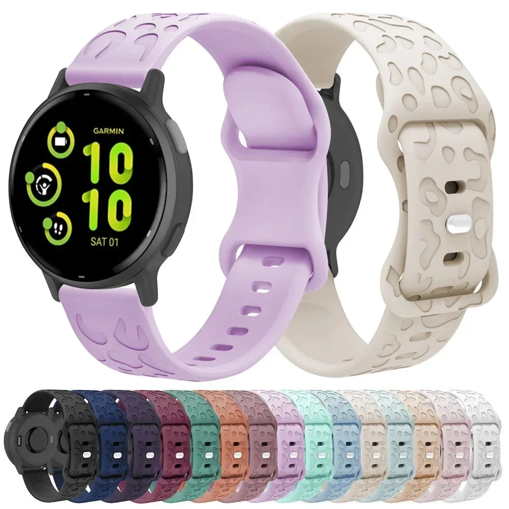 COROS PACE & APEX Leopard Print Silicone Band