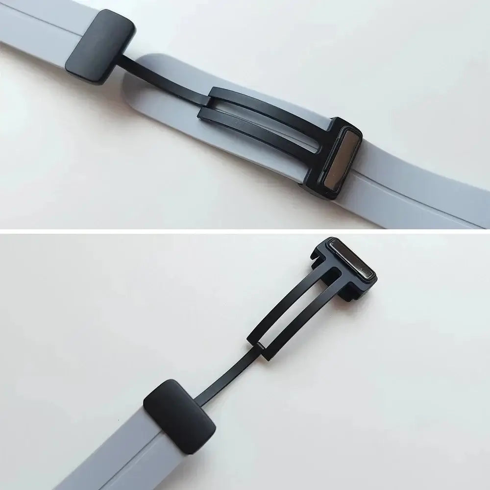 Amazfit Balance, GTR, GTS & Bip Silicone Band, Magnetic Folding Clasp