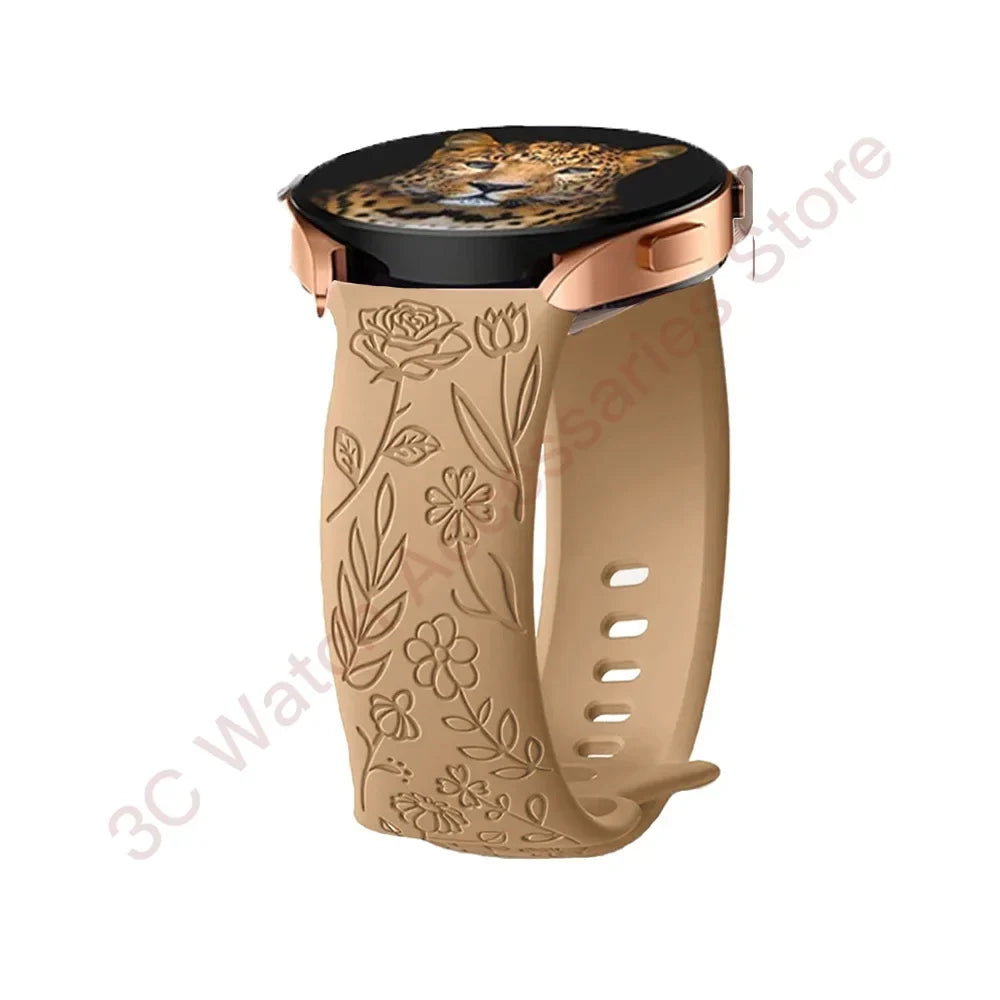 Polar Vantage, Grit X & Ignite Rose Engraved Silicone Band
