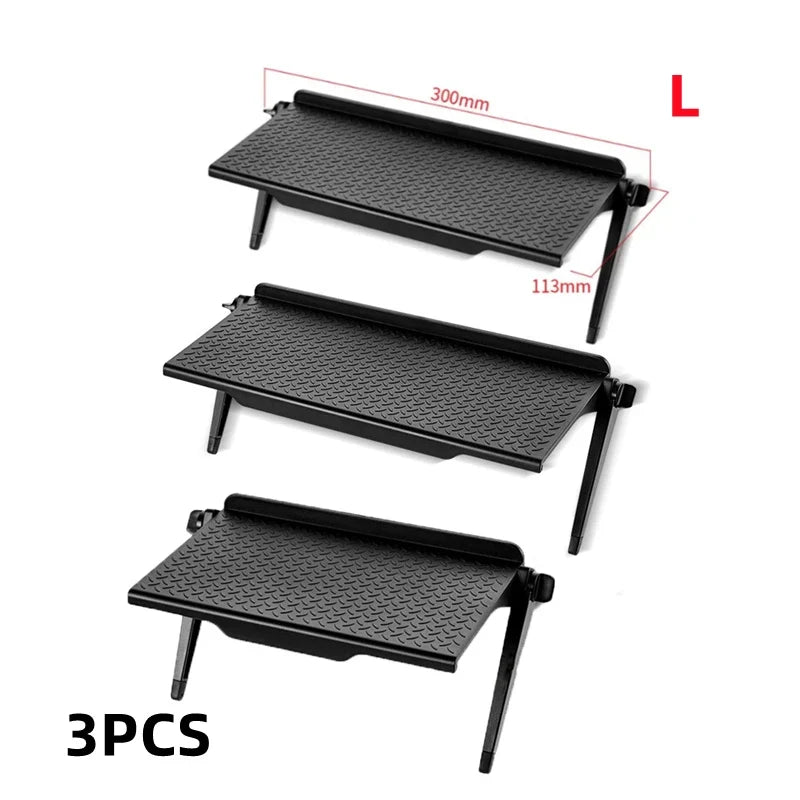 TV Screen Top Storage Shelf Adjustable Monitor Storage Rack Computer Desktop Display Stand TV Router Storage Rack Home Organizer