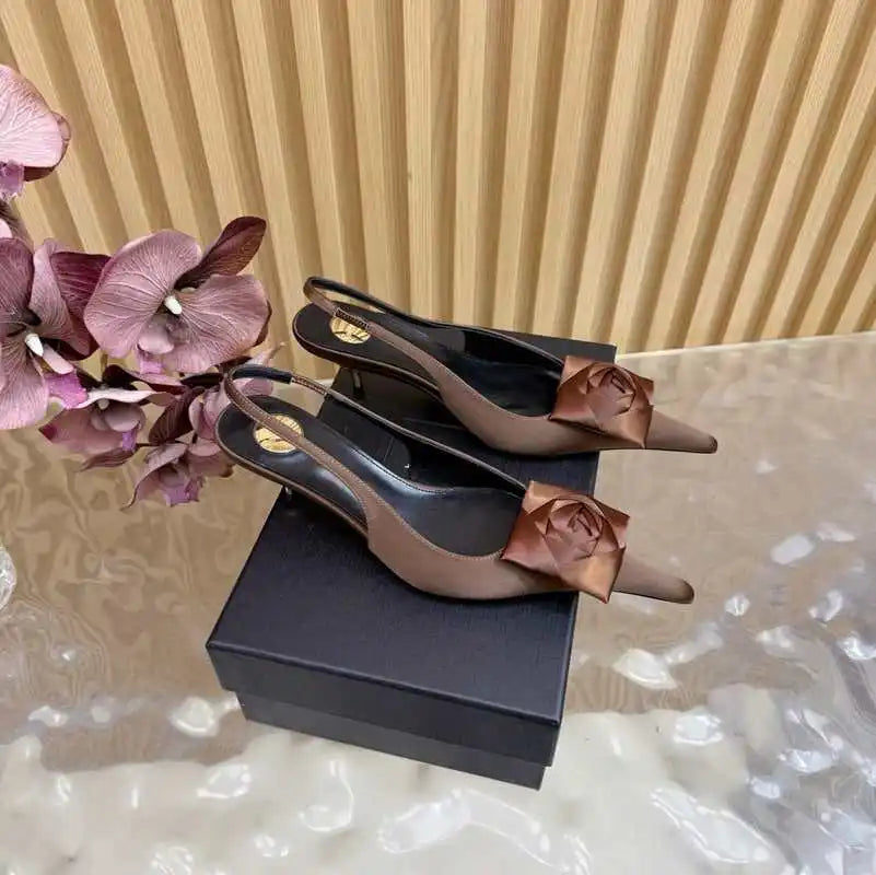2026 High-heel 5.5 cm Shoes for Women Size 34-43 New Fashion Pointed Women's Sandals Summer Women Shoes Sandalias De Mujer