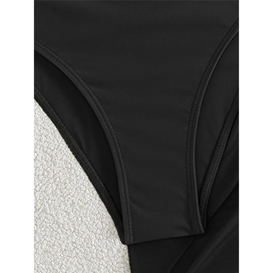 XS - L 6 Colors With Skirt Cut Out Women Swimwear Bandeau Metal Ring Bather Bathing Suit Swim One Piece Swimsuit Female K8108