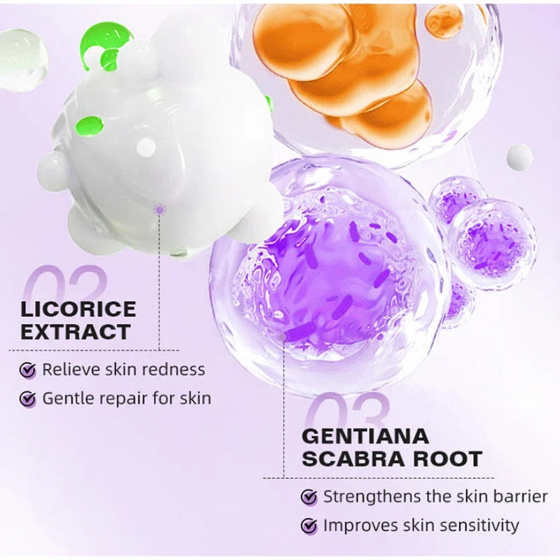 Korean Care Capsule Face Cream With Centella & Astaxanthin, Grape Seed Antioxidant Moisturizer, Soothing Barrier Care Skincare