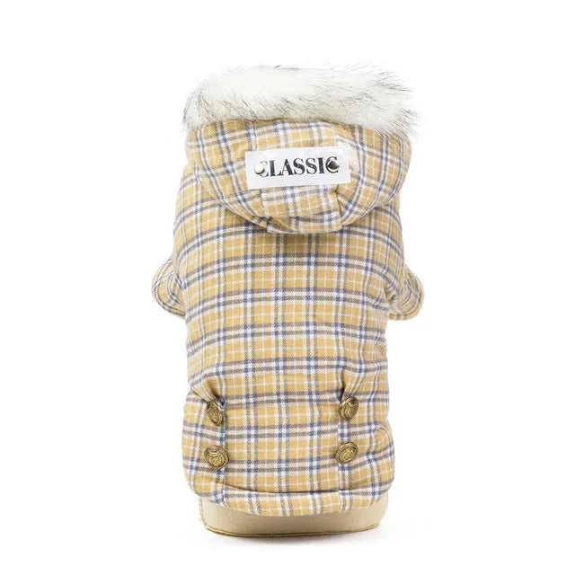 Pet Dog Clothes Coat Winter Warm Outerwear Thicken Dog Clothing Wadded Jacket Fashion Pet Cat Products Clothes For Dog Puppy Cat