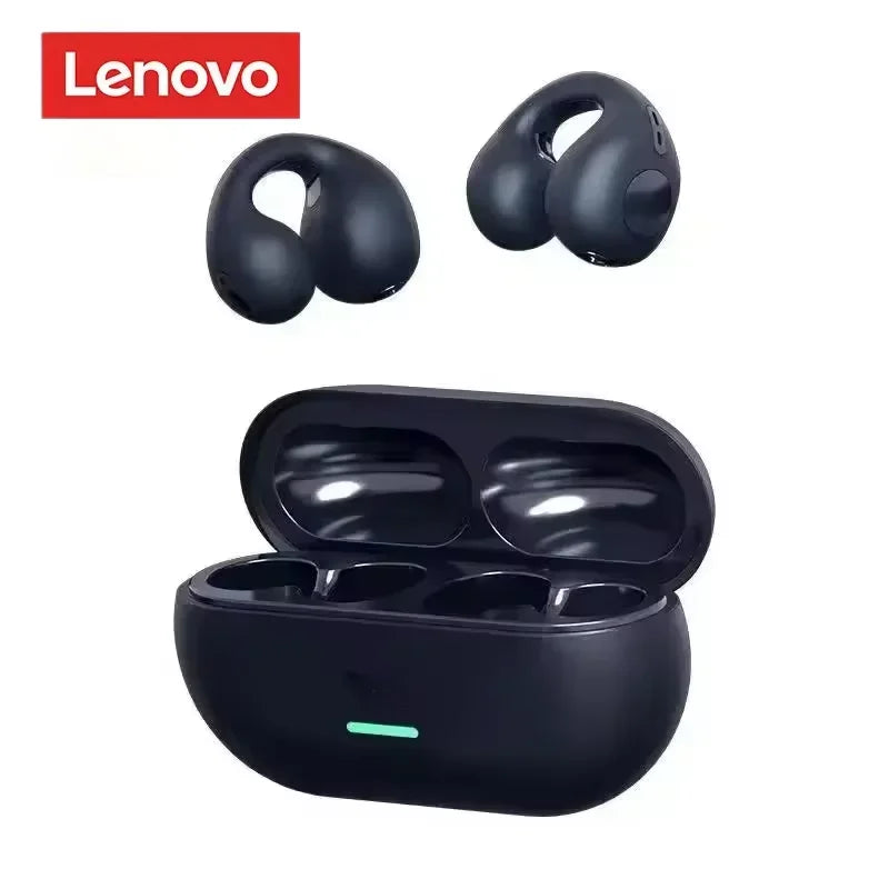 Original Lenovo BT Wireless Headphones Bone Conduction Sports Bluetooth Earphones 9D HiFi Sound Touch Control Non in Ear