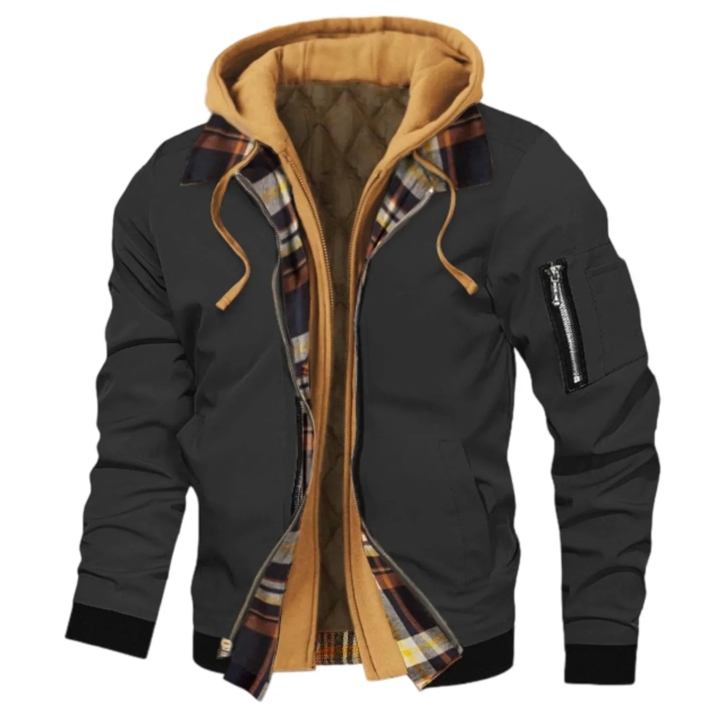 Chaqueta con capucha ChillGuard para hombre - Elegante dos en uno