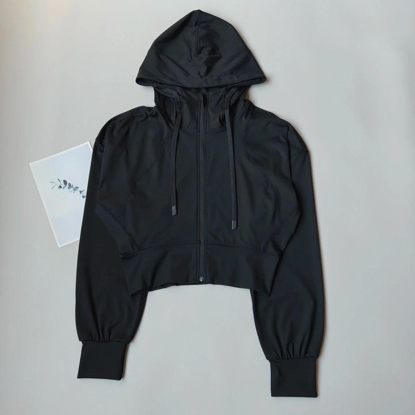 Women's Hooded Running Jacket Cycling Coat Yoga Jogging Shirt Tights Outdoor Sports Gym Clothing Running Wear Sportswear