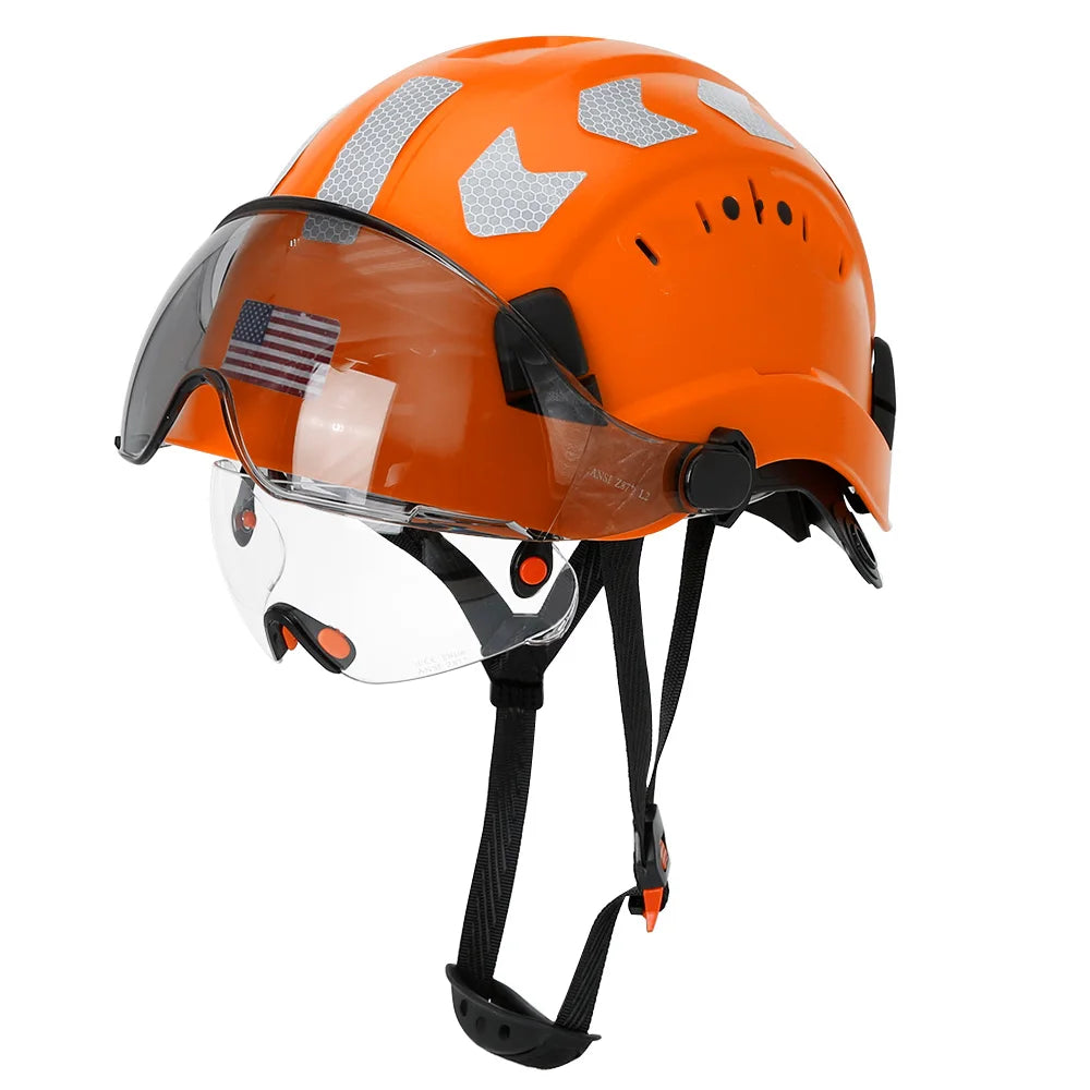 Enhanced Visibility: Reflective Safety Helmet