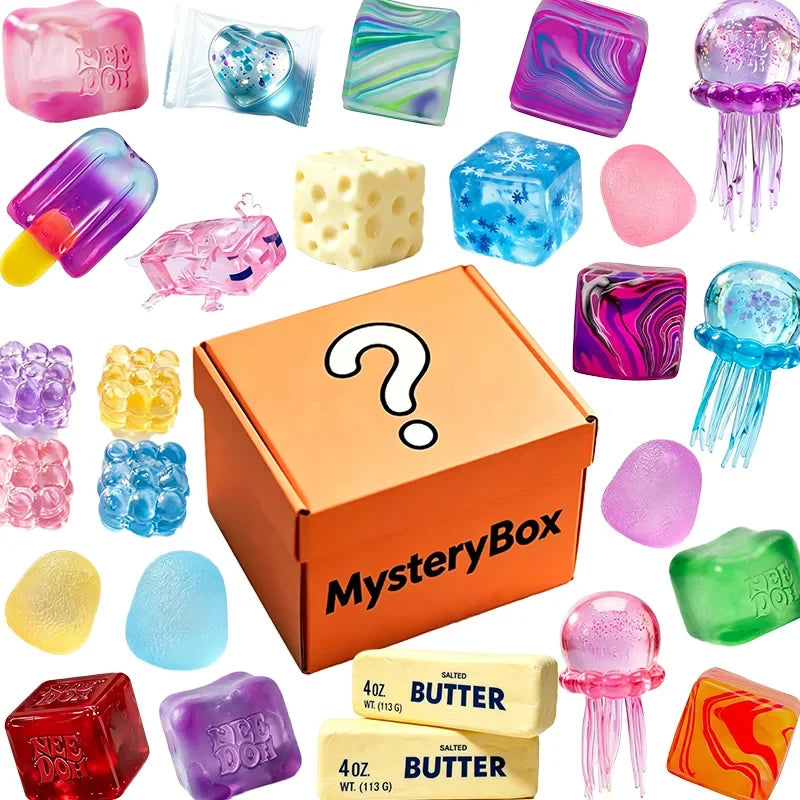 Squeeze Blind Box Cute Random Soft Squishy Mysterious Toy Fun Surprise Sensory Stress-Relief Soft Cute Squishy Stress Relief Toy