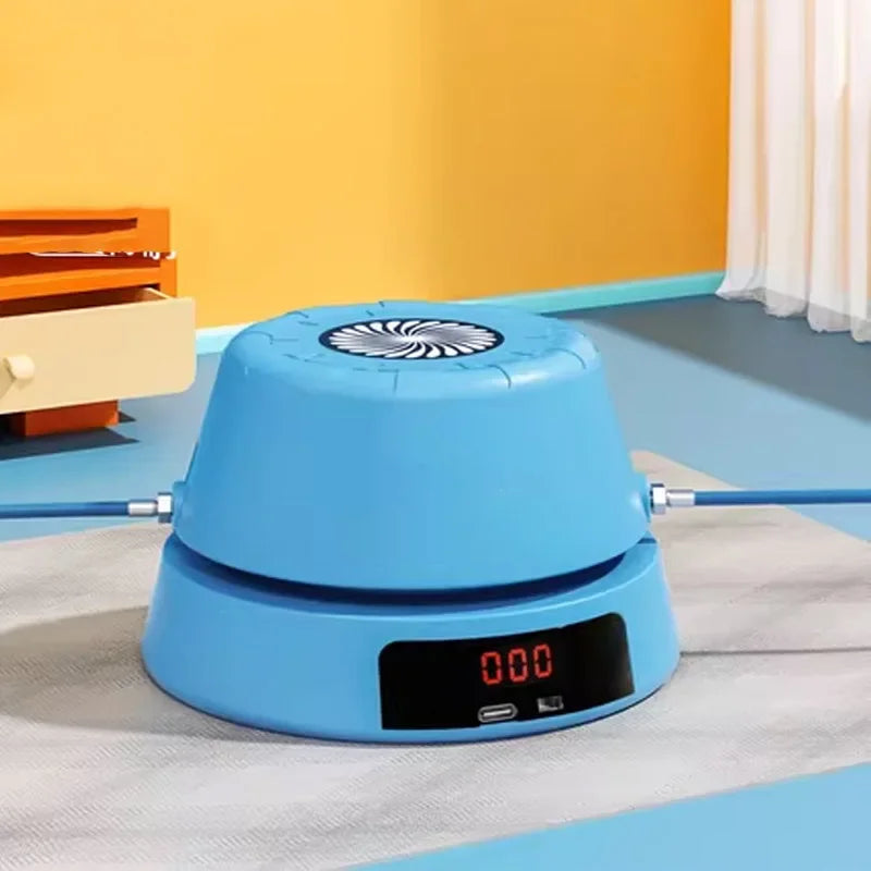 Electric Rope Skipping Machine Automatic Remote Control Jumping Rope Digital Counter Indoor Outdoor Exercise Toys Games for Kids