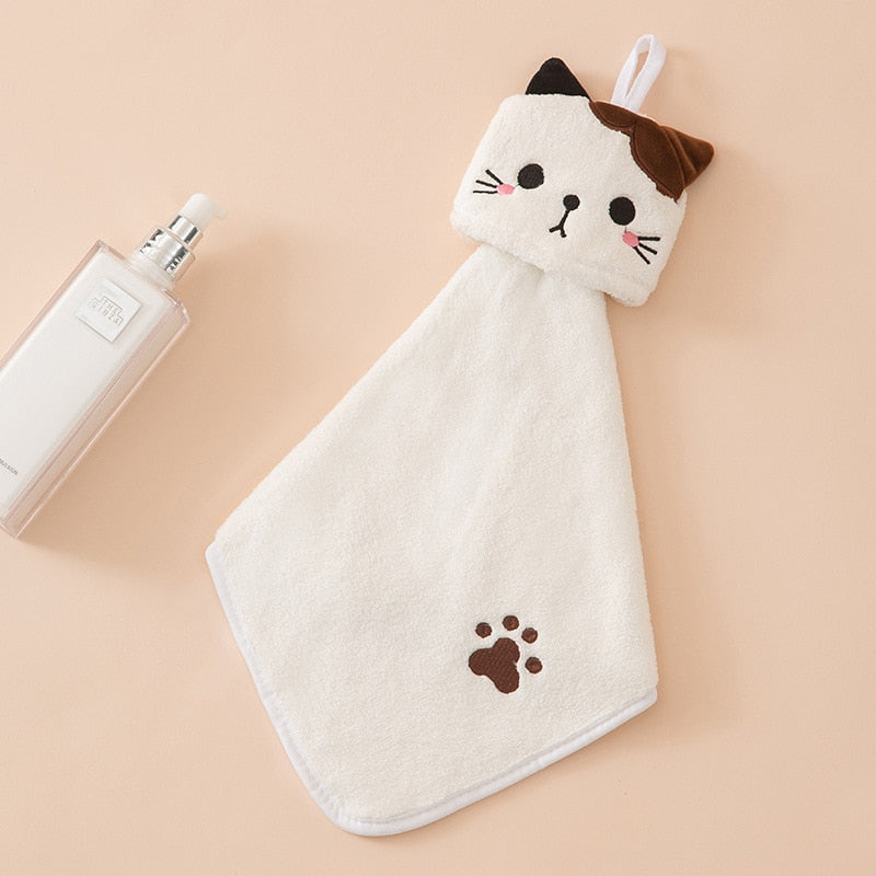 Toallas de mano de gato