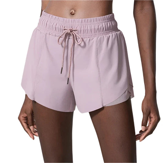 Loose Fit Running Shorts with Drawstring