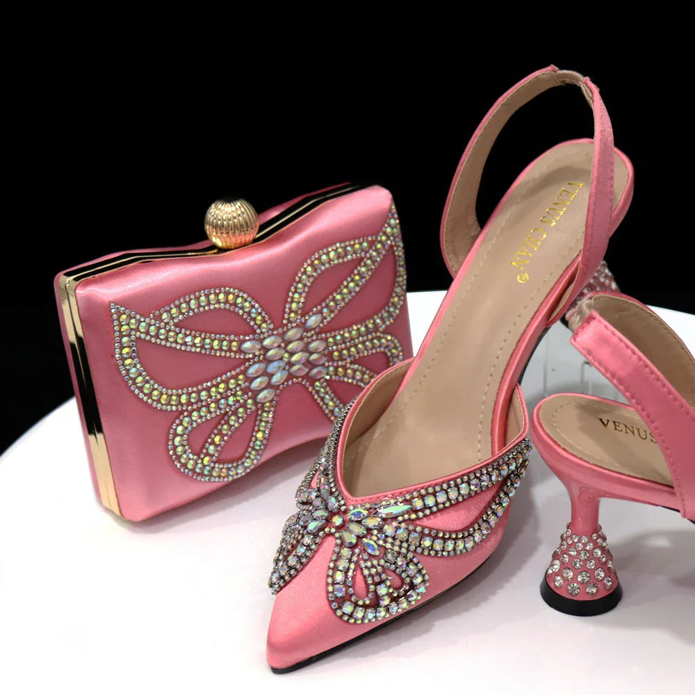 Set de zapatos y bolso italianos HJK1-51