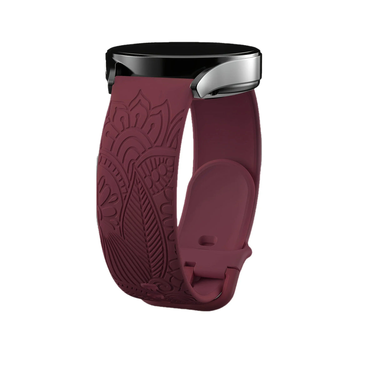 TicWatch Pro 3, E3 & GTH Engraved Mandala Silicone Band