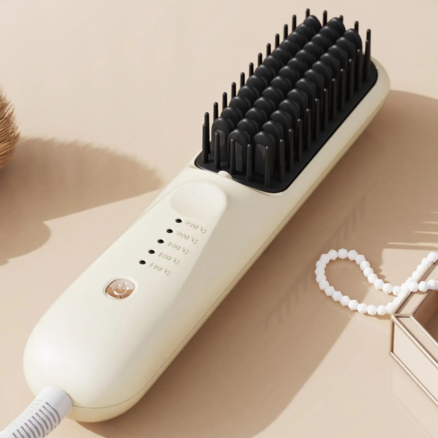 5-Mode Heating Hair Straightening Brush Negative Ion Multi-Temp Brush Electric Hair Brushes Hot Comb Straightener Hair Tool