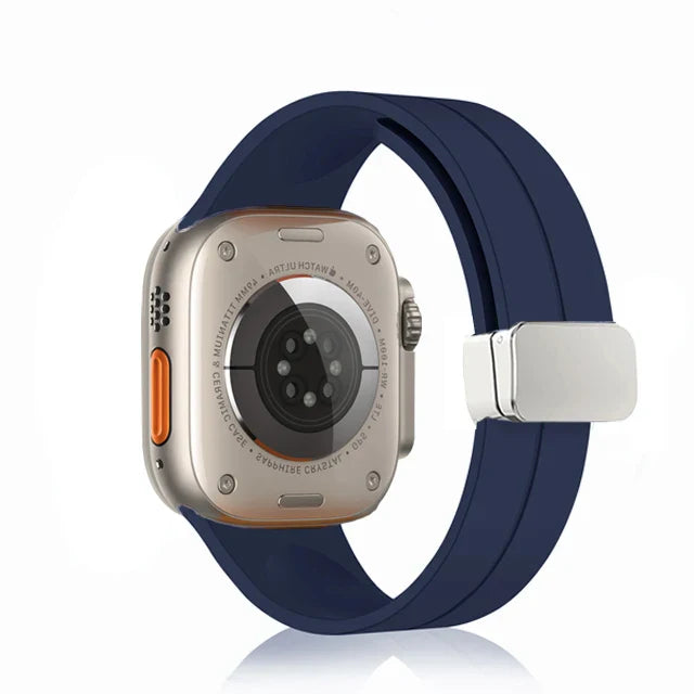 Magnetic Strap For Apple watch ultra 2 band 49mm Silicone Bracelet iWatch Series 9 7 8 6 5 4 3 se 44mm 45mm 40mm 41mm 42mm 38mm
