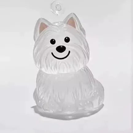 Dog Hair Storage Cute Pendant Keychain Bag Pendant Couple Car Key Chains Jewelry Souvenir Collection Gift Decoration Accessories