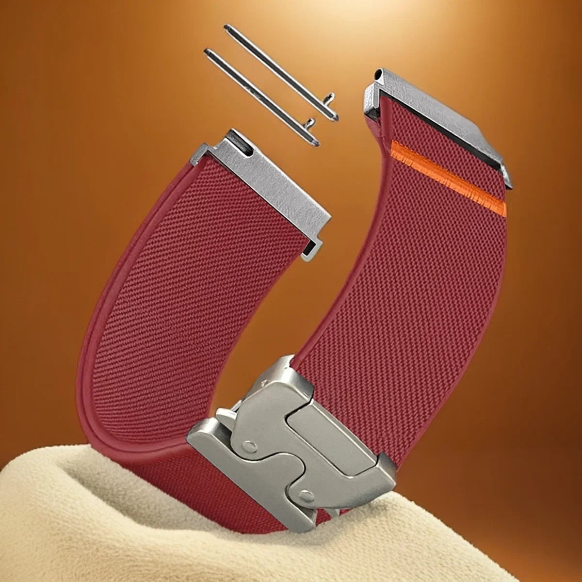 COROS PACE & APEX Elastic Nylon Band with Metal Hook Clasp