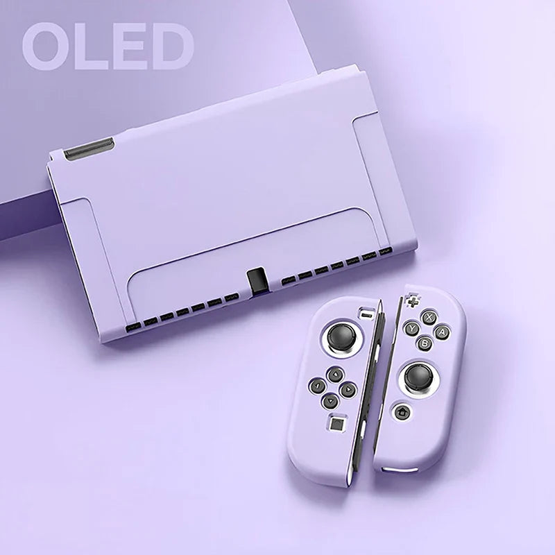 NEW Protective Case Compatible With  Switch OLED Console And Joy-Cons, Switch Can Be Inserted In Dock With Shell