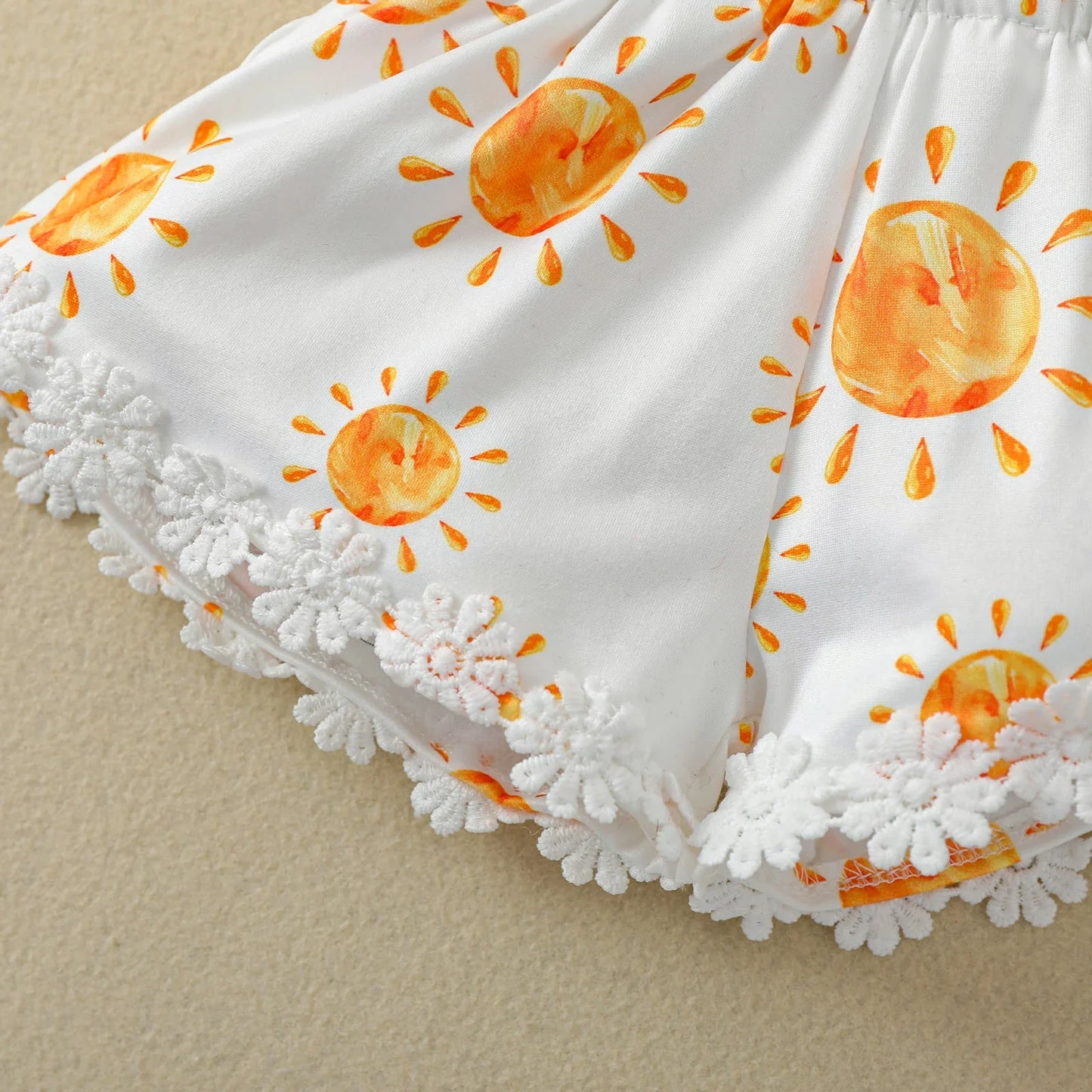 2022 Summer Baby Girls Rompers Toddler Jumpsuits Newborn Girl Sun Printed Sleeveless Infant Romper Baby Kid Clothes 0-4T