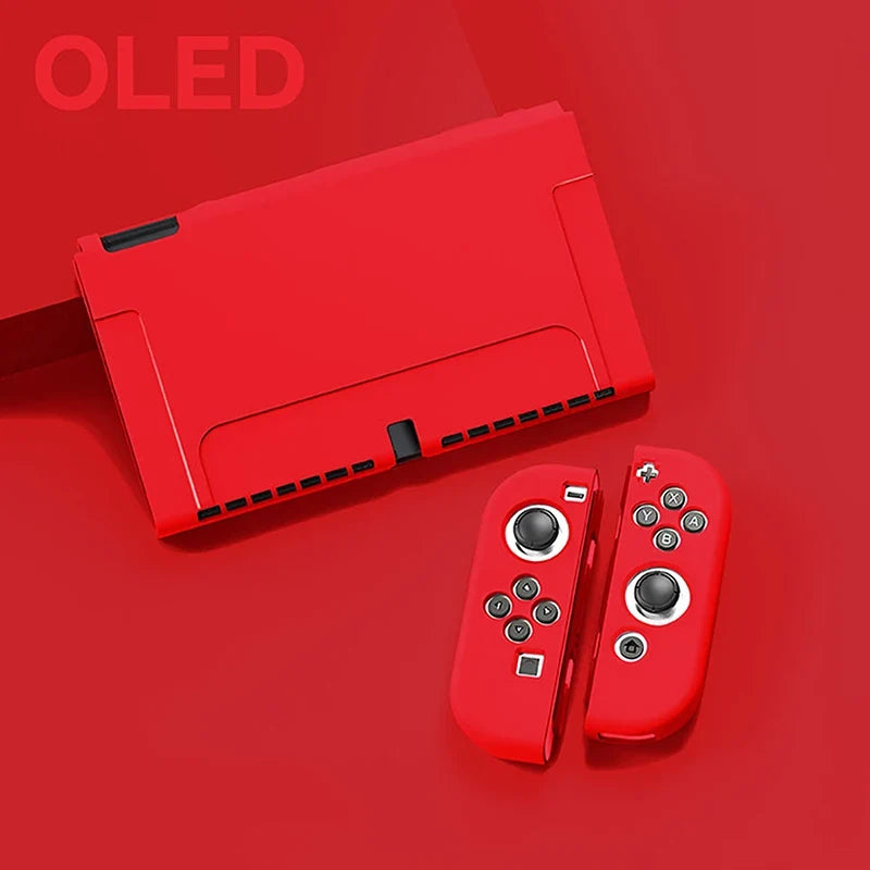 NEW SALE Protective Case Compatible With  Switch OLED Console And Joy-Cons, Switch Can Be Inserted In Dock With Shell