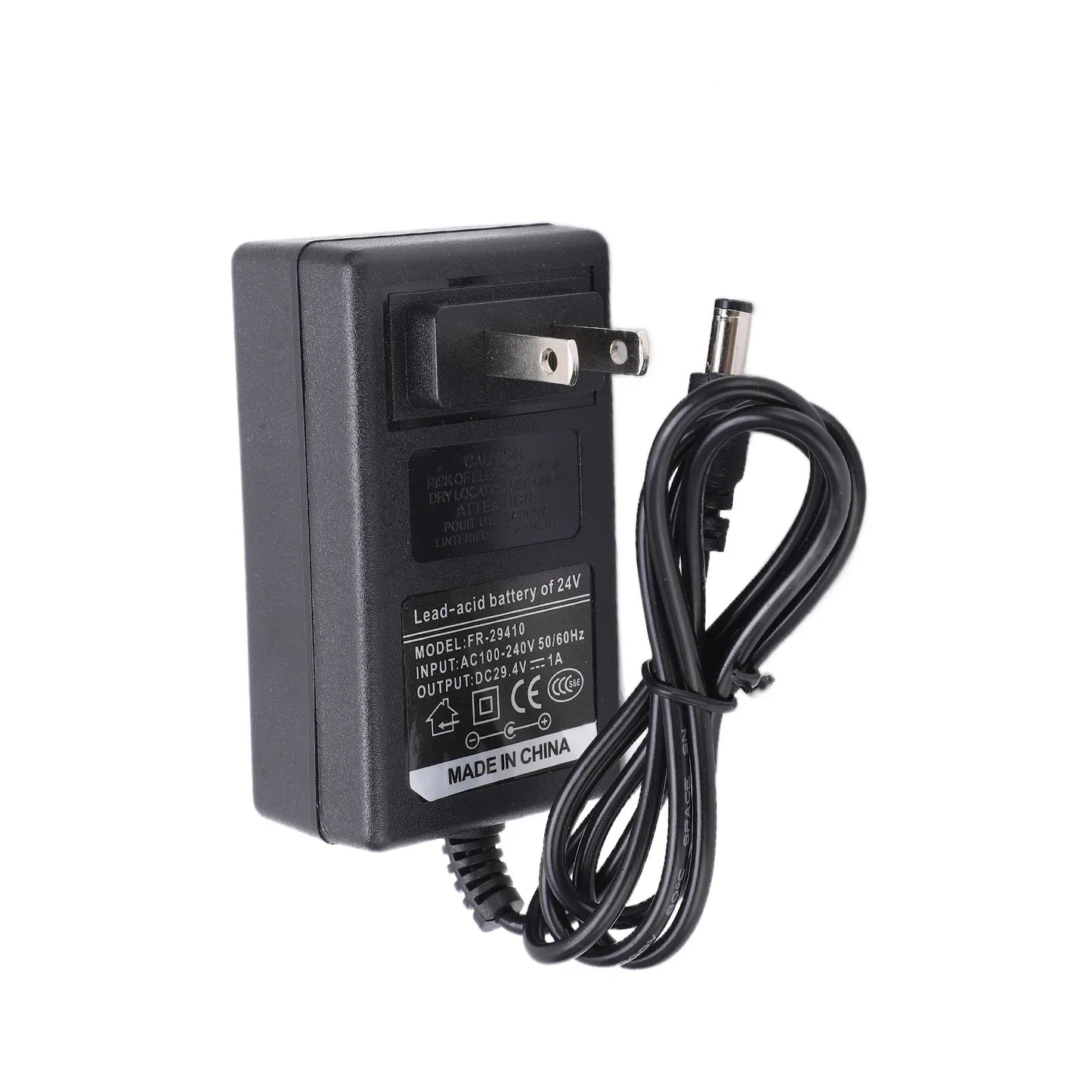 Lithium Battery Charger 29.4V 1A Power Supply Adapters for Electronic Scooter new