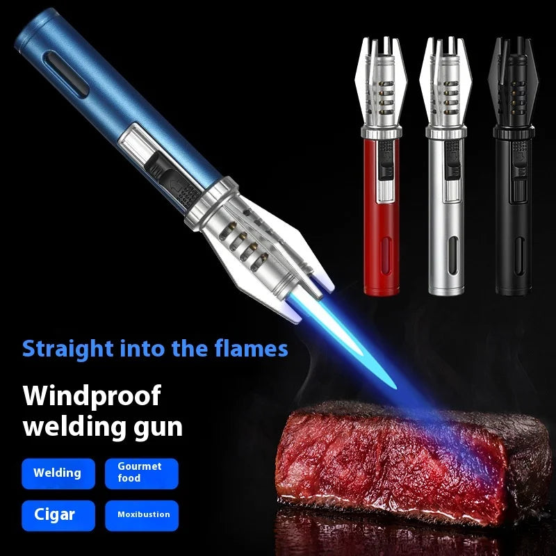 BlazeMaster: Soplete de metal cortavientos para barbacoa y más