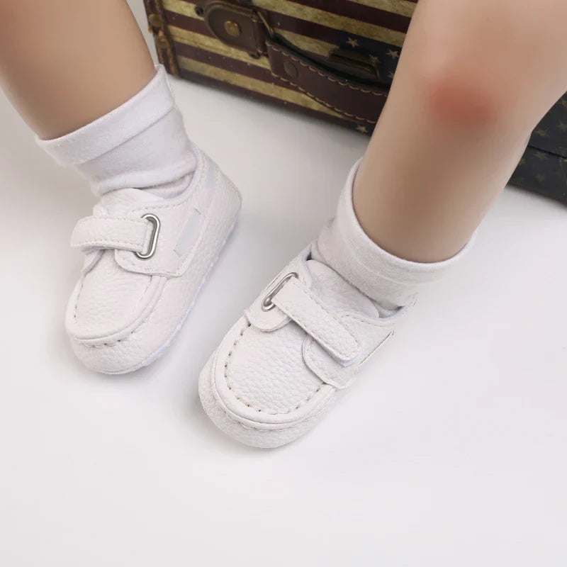 Newborn Baby Boss Boys Formal Shoes Fashion PU Leather Shoe for 1st Birthday Wedding Party Footwear