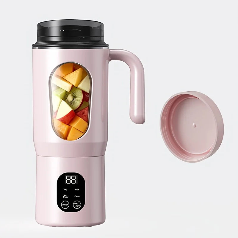 New Portable Juice Maker Blender for Shakes Smoothie 580ML Durable Juicer Steel Blades 2 in 1 Blender Bottle Smoothie Extractor