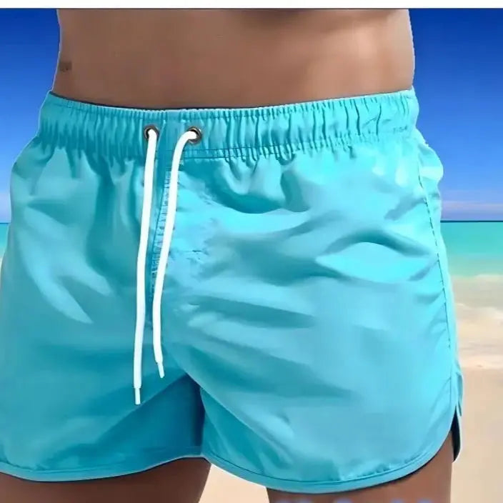 Men's Performance Swim Trunks with Drawstring